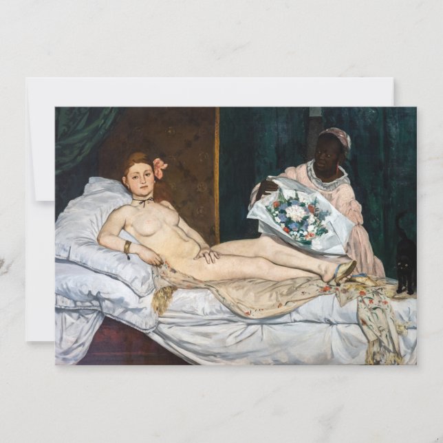 Edouard Manet - Olympia Invitation (Front)