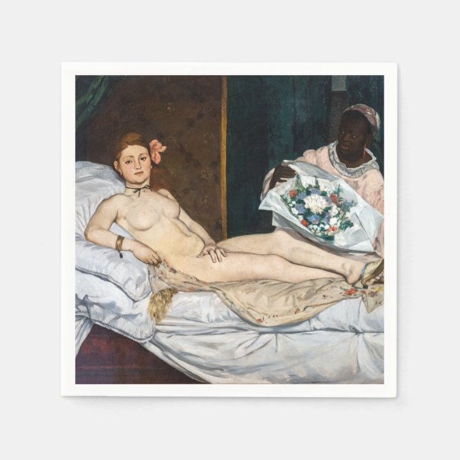 Edouard Manet - Olympia Napkin (Front)