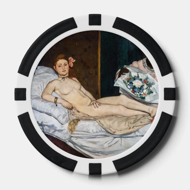 Edouard Manet - Olympia Poker Chips (Front)