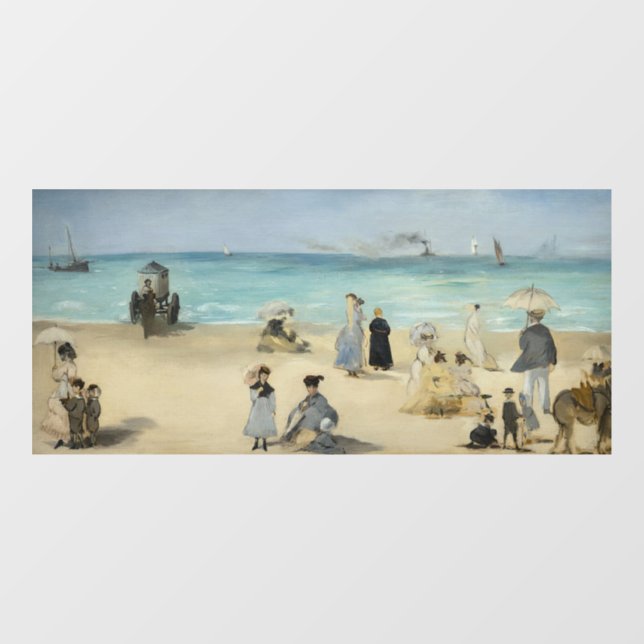 Edouard Manet - On the Beach, Boulogne-sur-Mer (Sheet)