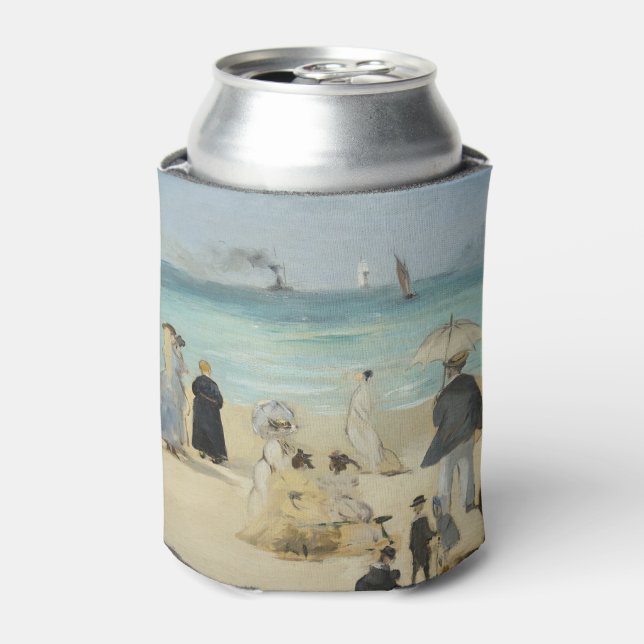 Edouard Manet - On the Beach, Boulogne-sur-Mer Can Cooler (Can Front)