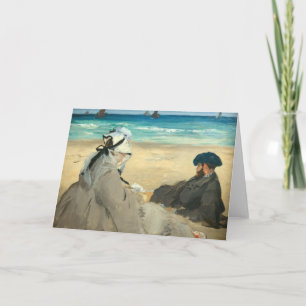 Edouard Manet - On the Beach Card