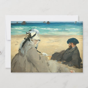 Edouard Manet - On the Beach Thank You Card
