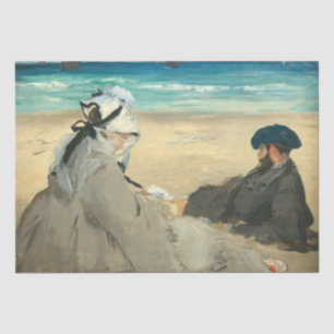 Edouard Manet - On the Beach Tissue Paper