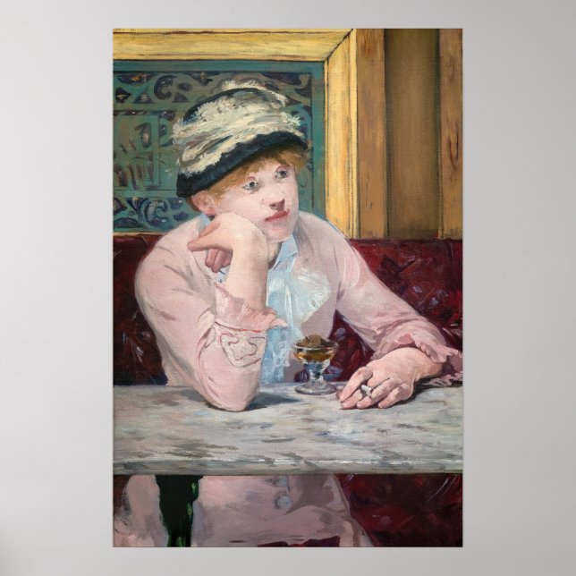 Edouard Manet - Plum Brandy Poster (Front)
