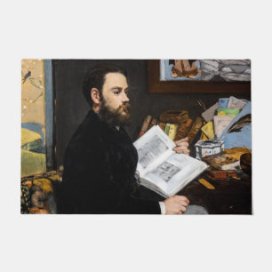 Edouard Manet - Portrait of Emile Zola Doormat