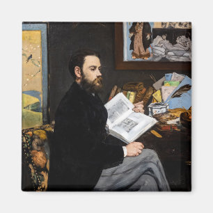 Edouard Manet - Portrait of Emile Zola Magnet