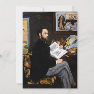 Edouard Manet - Portrait of Emile Zola Thank You Card