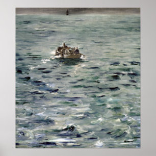 Edouard Manet Rochefort's Escape Poster