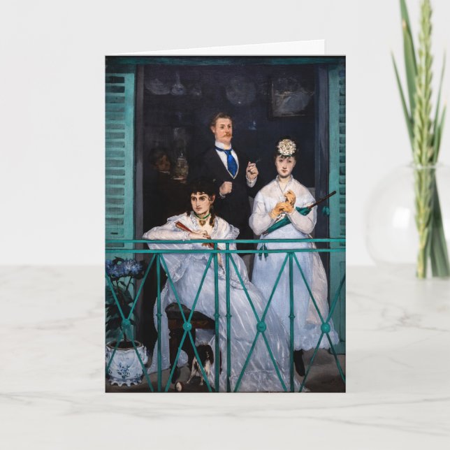 Edouard Manet - The Balcony / Le Balcon Card (Front)