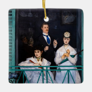 Edouard Manet - The Balcony / Le Balcon Ceramic Ornament