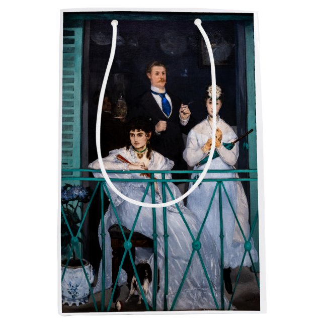 Edouard Manet - The Balcony / Le Balcon Medium Gift Bag (Front)