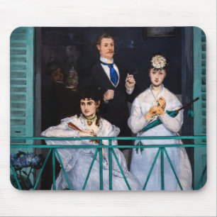 Edouard Manet - The Balcony / Le Balcon Mouse Pad