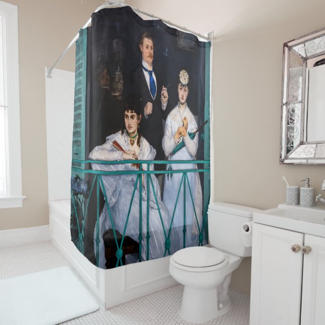Edouard Manet - The Balcony / Le Balcon Shower Curtain (In Situ)