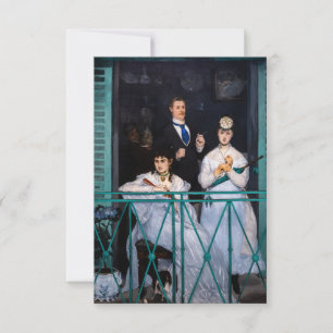 Edouard Manet - The Balcony / Le Balcon Thank You Card