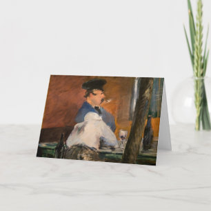 Edouard Manet - The Bar, Le Bouchon Card