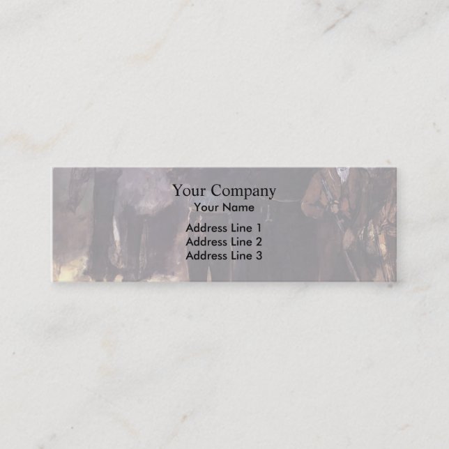 Edouard Manet-The Execution of Emperor Maximilian Mini Business Card (Front)