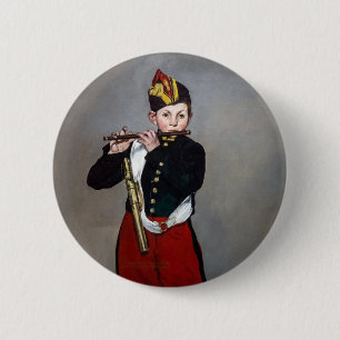 Edouard Manet - The Fifer / Young Flautist 6 Cm Round Badge