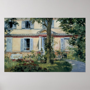 Edouard Manet - The House at Rueil Poster
