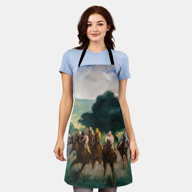 Edouard Manet - The Races at Longchamp Apron (Worn)