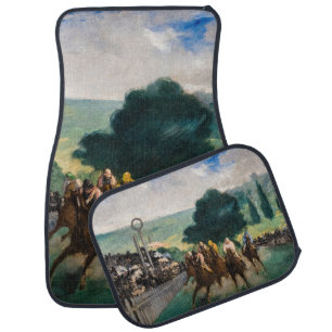 Edouard Manet - The Races at Longchamp Car Mat