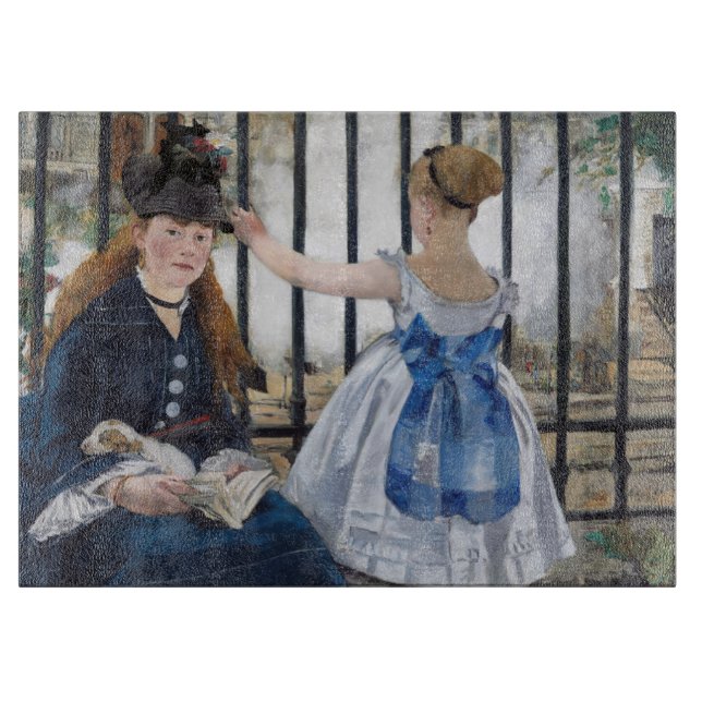 Edouard Manet - The Railway Cutting Board (Front)