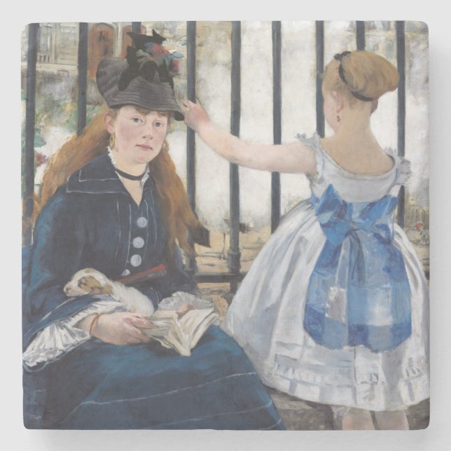 Edouard Manet - The Railway Stone Coaster (Front)