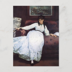 Edouard Manet-The Rest, portrait of Berthe Morisot Postcard