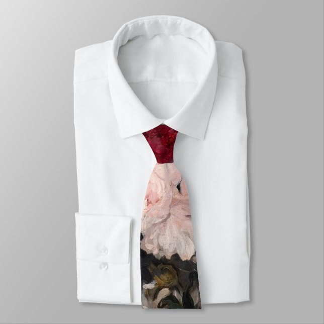 Edouard Manet - Vase of Peonies on  Small Pedestal Tie (Tied)