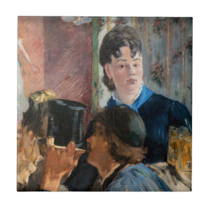 Edouard Manet - Waitress Serving Beer Ceramic Tile