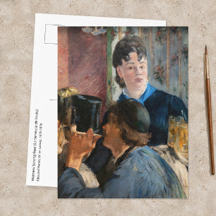 Edouard Manet - Waitress Serving Beer Postcard