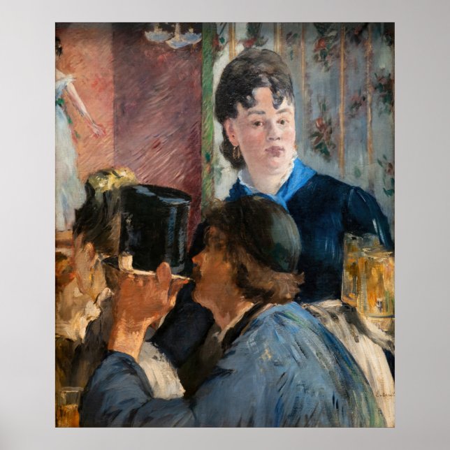 Edouard Manet - Waitress Serving Beer Poster (Front)