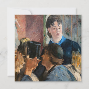 Edouard Manet - Waitress Serving Beer Thank You Card