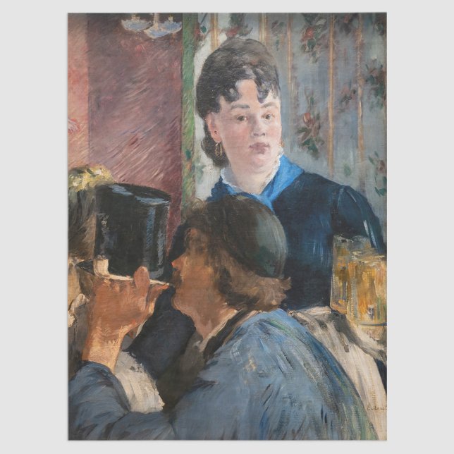 Edouard Manet - Waitress Serving Beer Tissue Paper (Creator Uploaded)