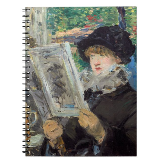 Edouard Manet - Woman Reading Notebook (Front)