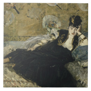 Edouard Manet - Woman with Fans Tile