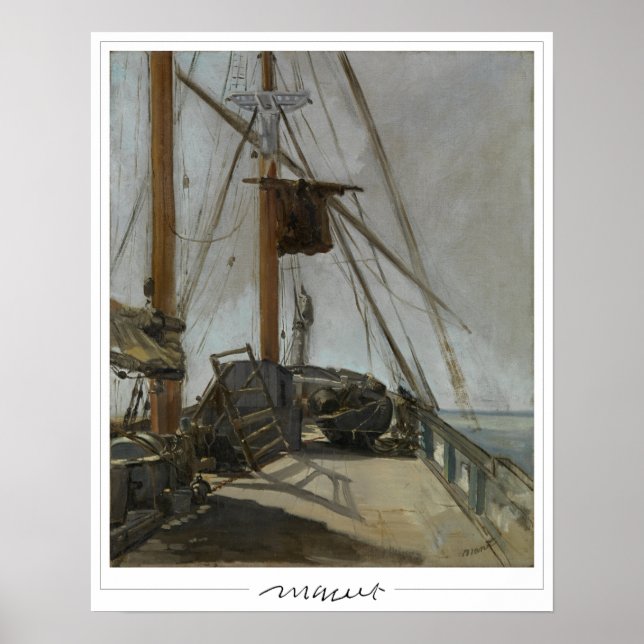 Édouard Manet Zedign Art Poster #13 (Front)