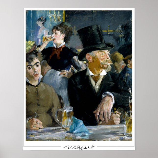 Édouard Manet Zedign Art Poster #14 (Front)