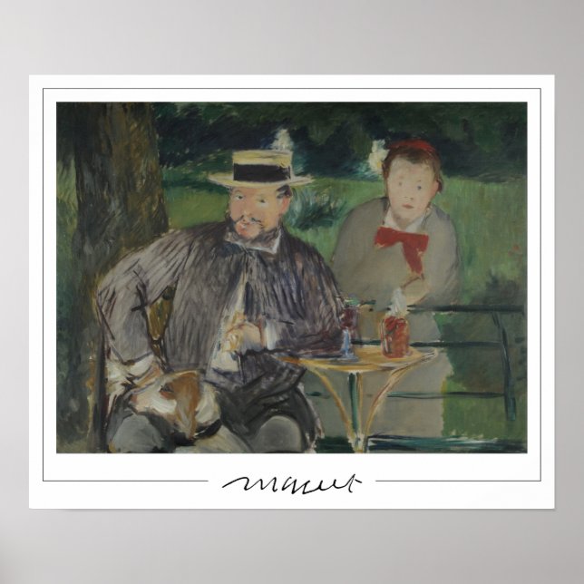 Édouard Manet Zedign Art Poster #17 (Front)