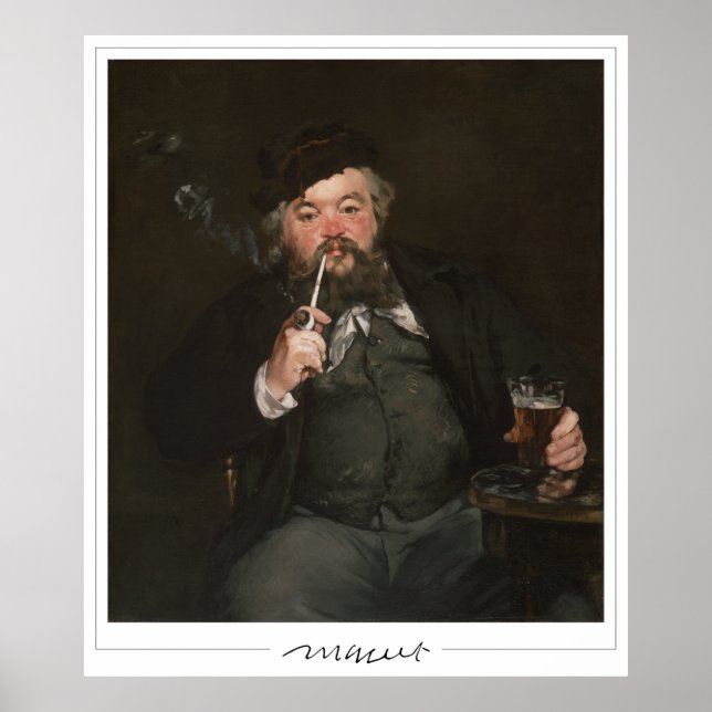 Édouard Manet Zedign Art Poster #47 — 2 (Front)