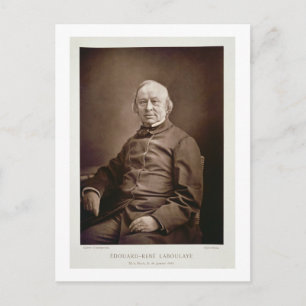 Edouard-Rene Laboulaye (1811-83), from 'Galerie Co Postcard
