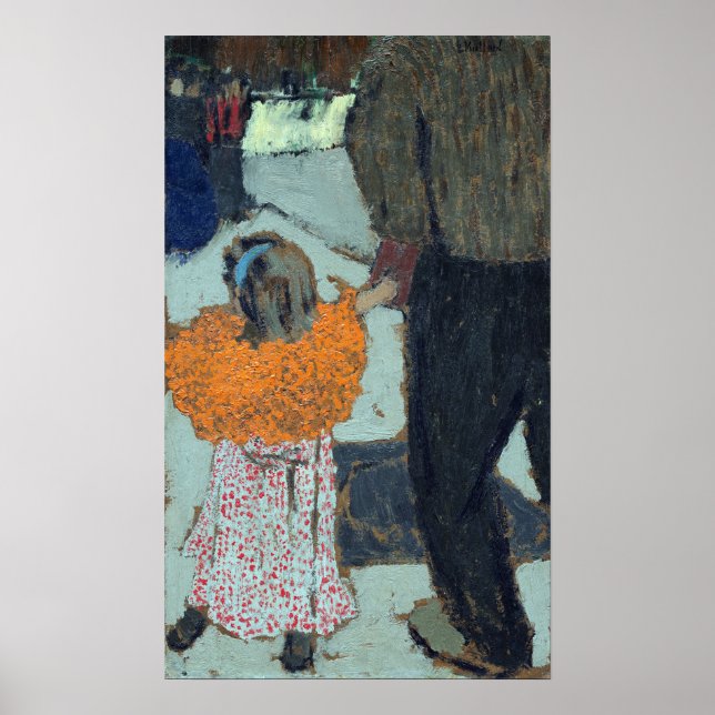 Edouard Vuillard Child Wearing a Red Scarf Poster (Front)