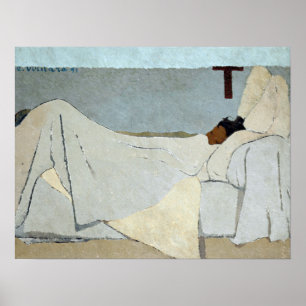 Edouard Vuillard In Bed Poster