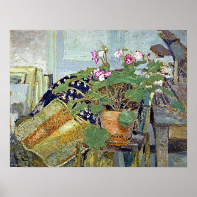 Edouard Vuillard Le Pot de fleurs (Pot of Flowers) Poster (Front)