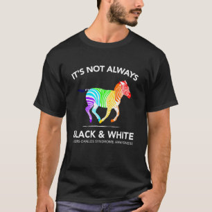 EDS Awareness Rainbow Zebra for Invisible Illness T-Shirt