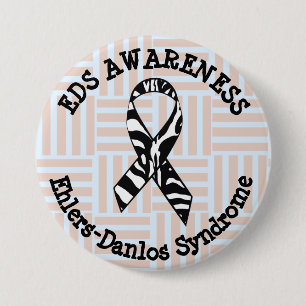 EDS Awareness Ribbon  Button