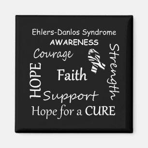 EDS Awareness Words of Encouragement Magnet