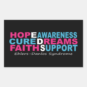 EDS Awareness Words of Encouragement Sticker