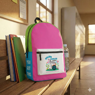 EDS Awareness Zebra Backpack