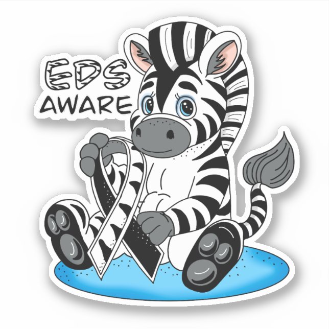 EDS Awareness Zebra Ribbon  (Front)